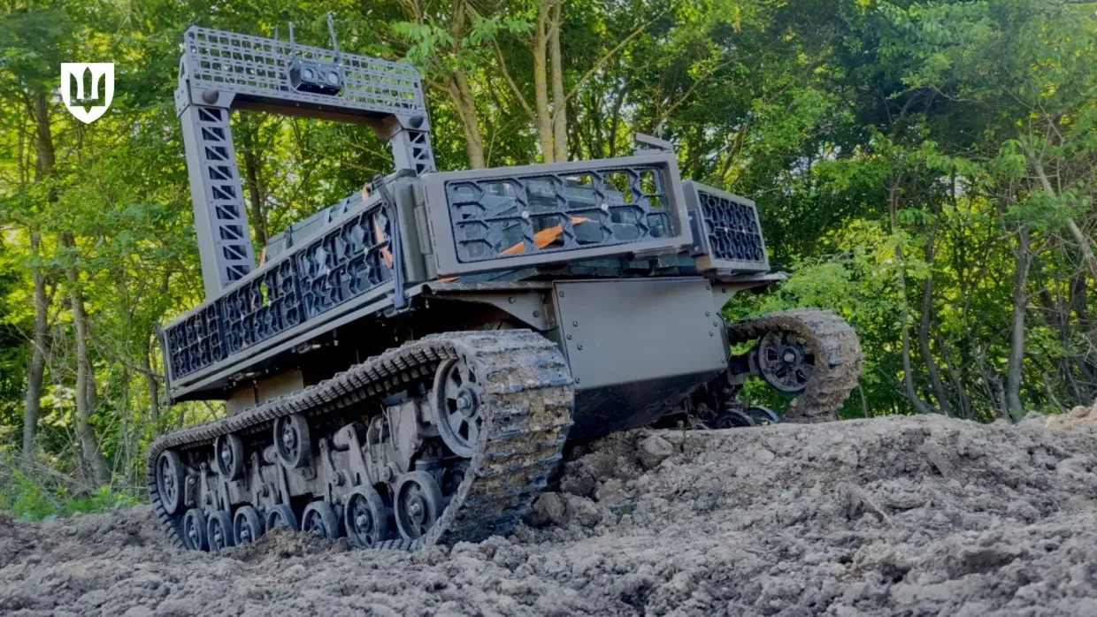 The Murakha ground-based robotics complex, June 2025. (Ukrainian Defense Ministry)