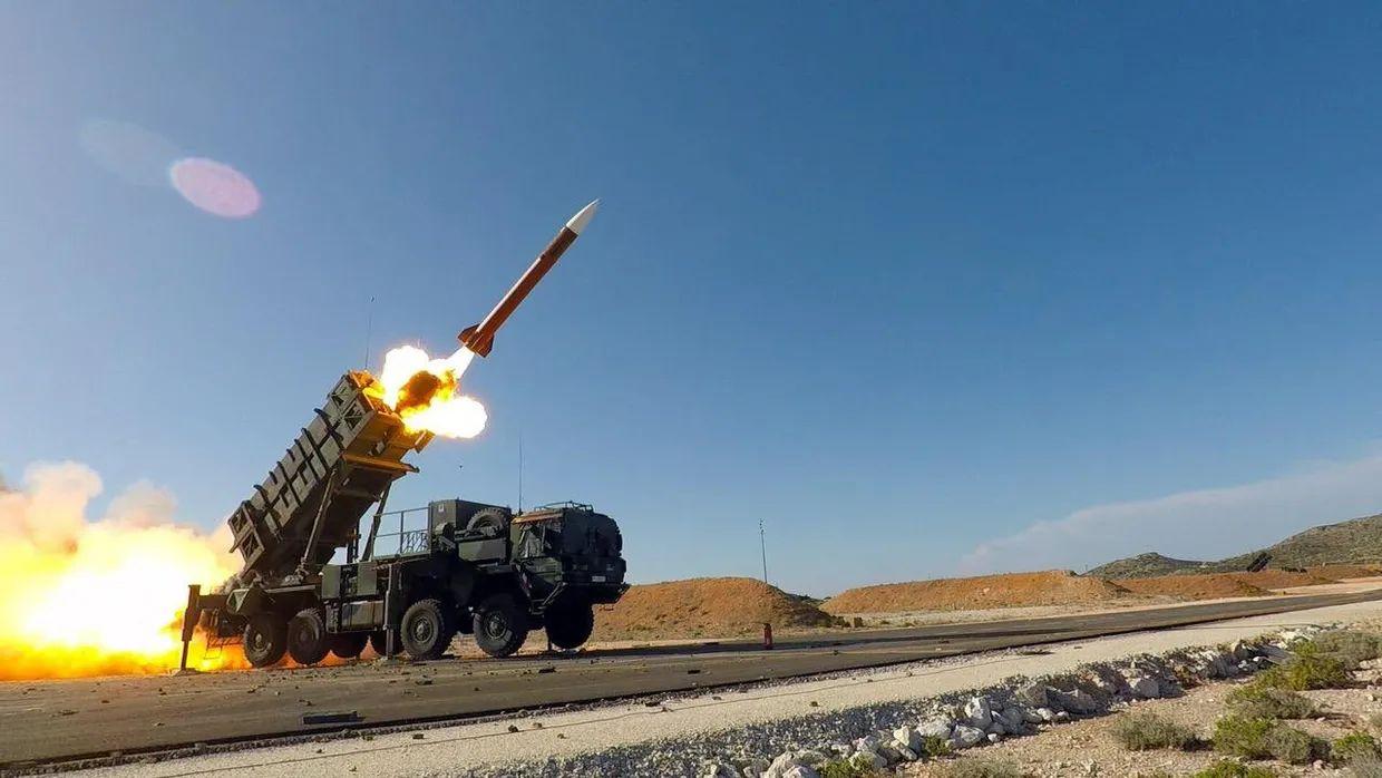 A Patriot air defense launcher in an undated picture