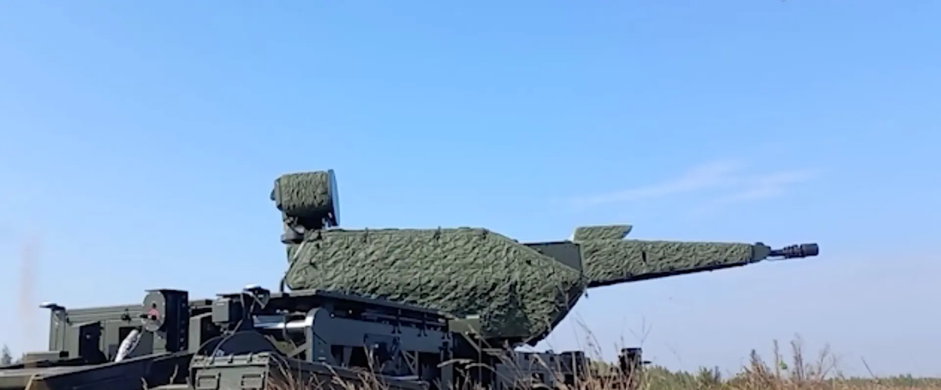 A screenshot from the video of Skynex in action published by Ukraine's Air Force on July 12, 2025