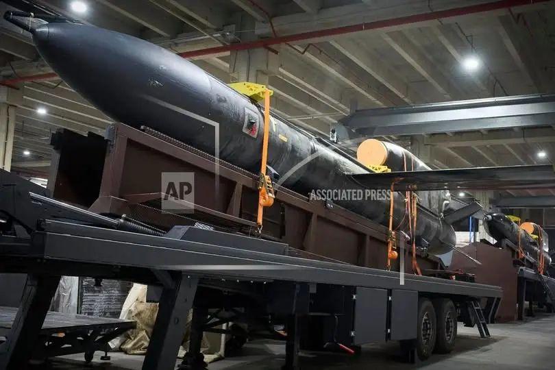 Photo of the new Ukrainian Flamingo cruise missile at an undisclosed Fire Point facility in Ukraine